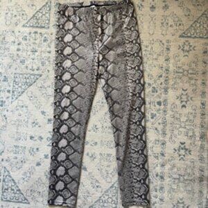🧡 3/15 Nine West Snake Print Leggings Women's S